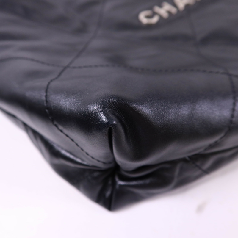 CHANEL 牛皮皮革Chanel 22 Small金扣鏈帶肩背袋-18