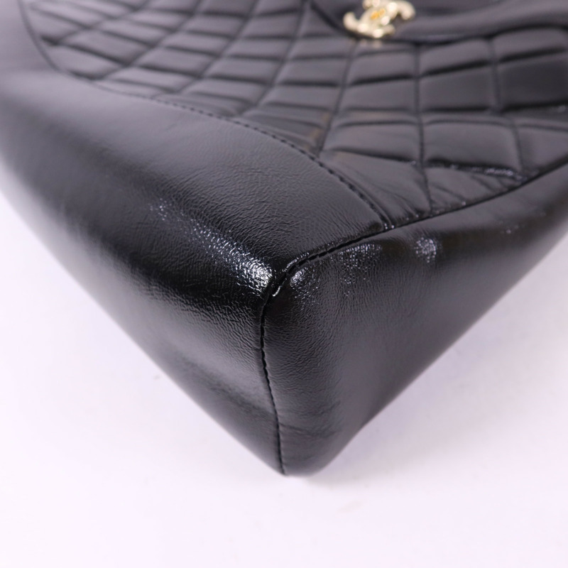 CHANEL 牛皮皮革Mini 31金扣手挽肩背兩用袋-9