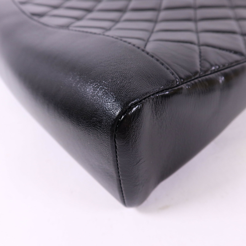 CHANEL 牛皮皮革Mini 31金扣手挽肩背兩用袋-11