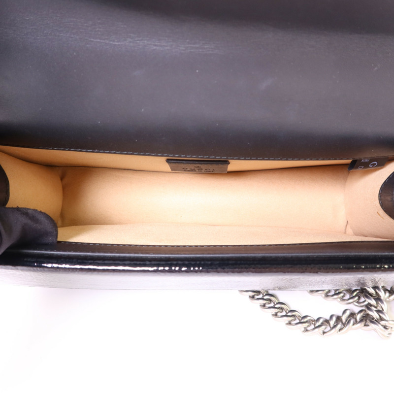 GUCCI 天鵝絨Dionysus Shoulder Bag銀扣鏈帶肩背袋-6