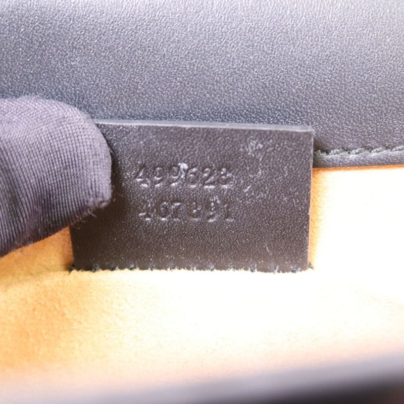 GUCCI 天鵝絨Dionysus Shoulder Bag銀扣鏈帶肩背袋-9