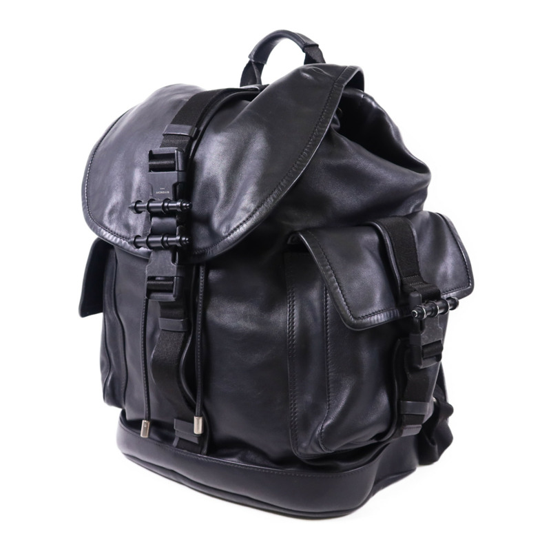 GIVENCHY 牛皮皮革Obsedia Backpack銀扣背包-2