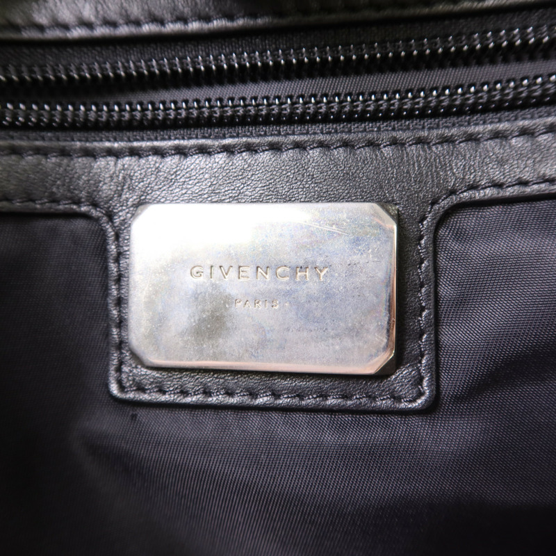 GIVENCHY 牛皮皮革Obsedia Backpack銀扣背包-6