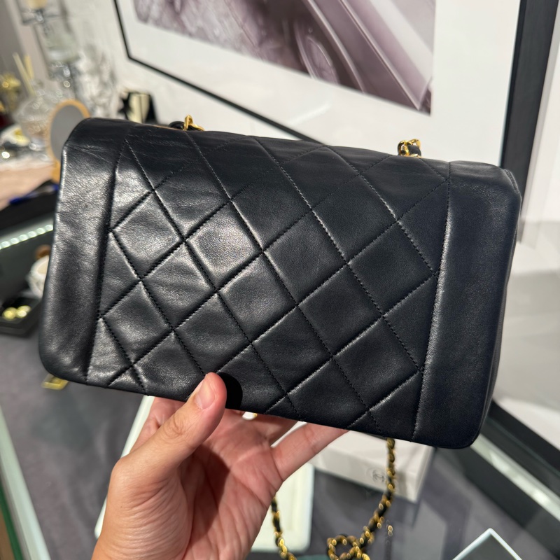 上架中🔑Chanel vintage coco Diana黛妃口蓋鏈包22cm-9