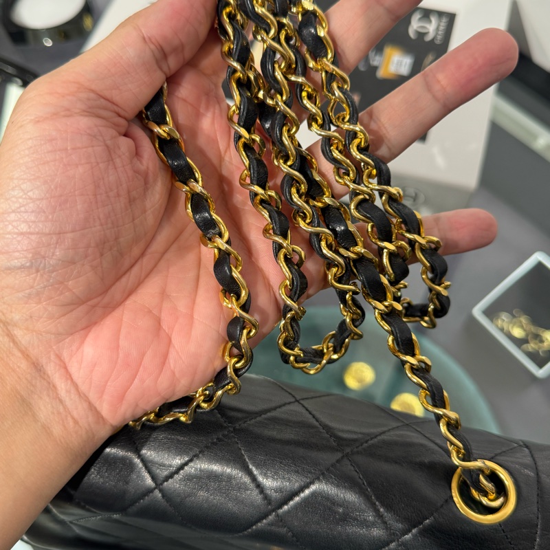 上架中🔑Chanel vintage coco Diana黛妃口蓋鏈包22cm-16