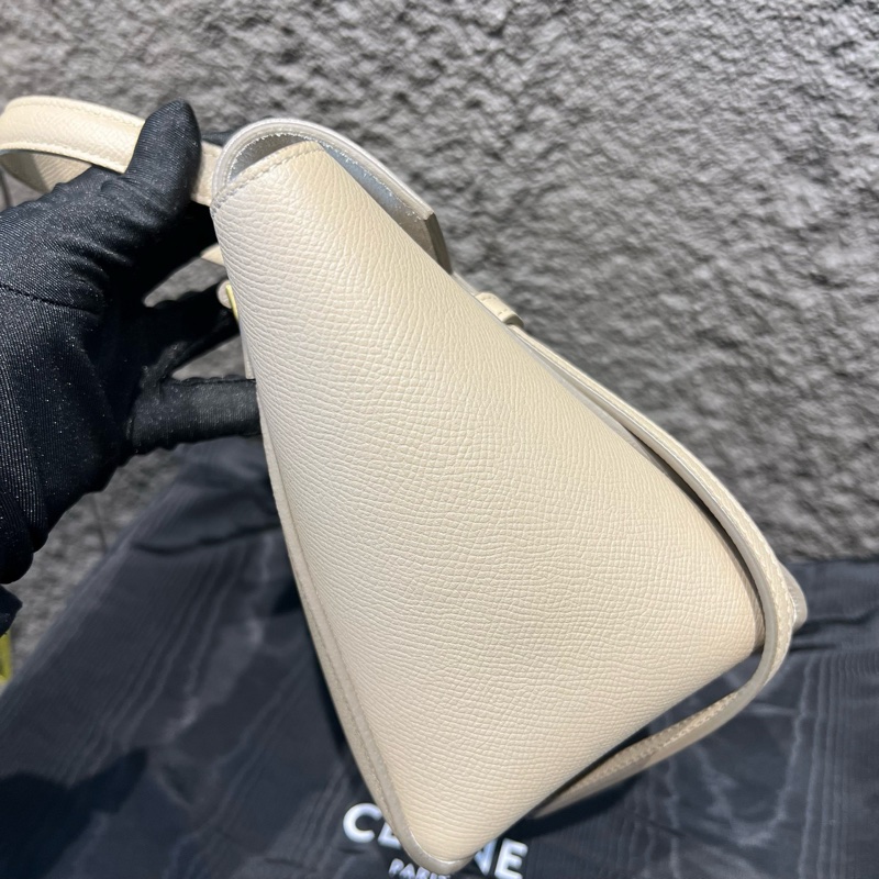 🌷有購證!Celine鯰魚包 nano 奶茶色-6