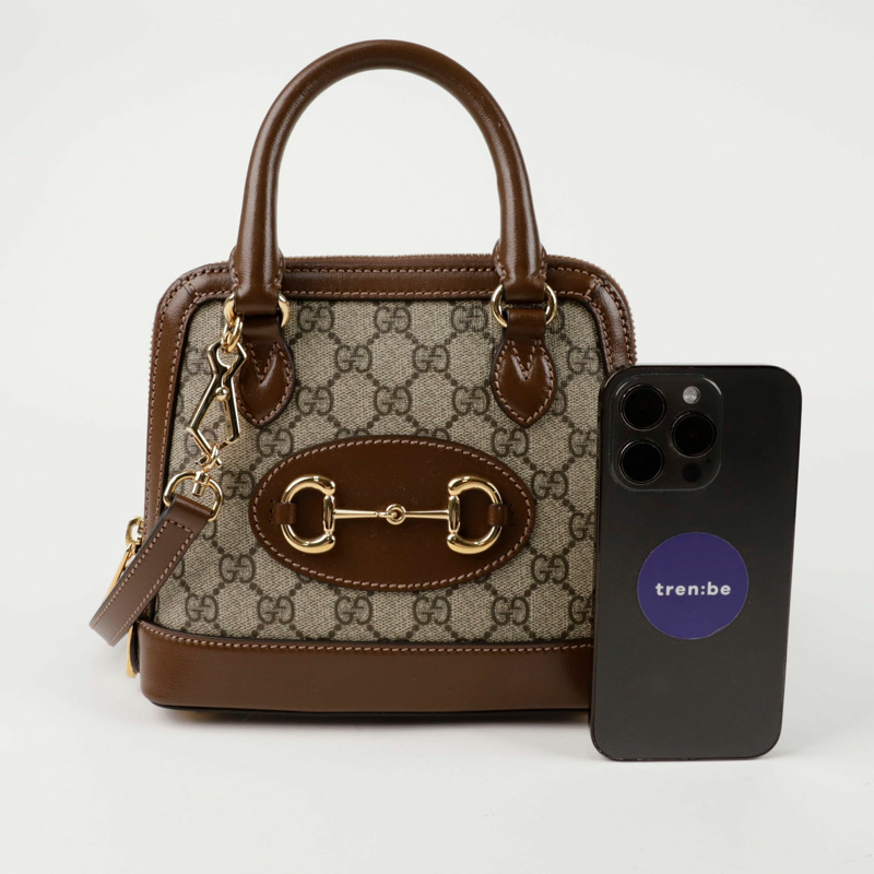 GUCCI Horsebit 1955 小號手提單肩包 640716-7