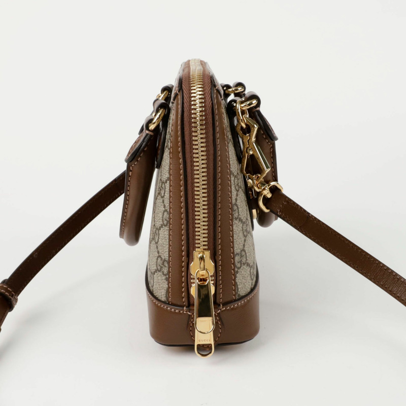 【包稅】GUCCI 640716 馬銜扣 1955 小號手提單肩包-5