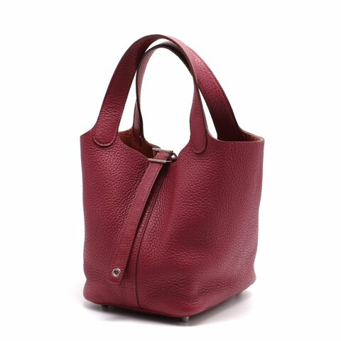 HERMES Picotin 18 - 石榴紅銀 T