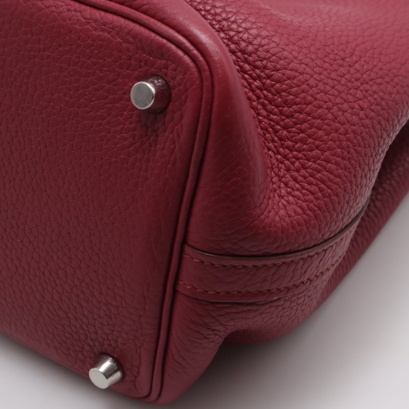HERMES Picotin 18 - 石榴紅銀 T-4