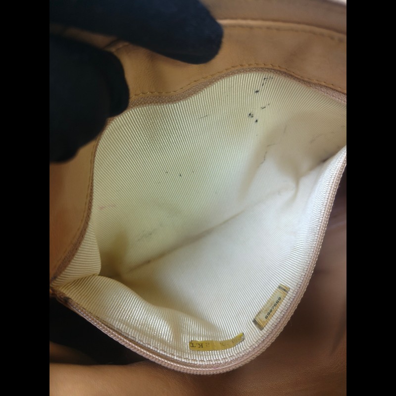 ㊣✨CHANEL✨（贈背帶）香奈兒 老香 小香 奶茶色 毛毛 異材質 稀有 毛毛包 手提包 腋下包 肩背包/二手包/二手精品🌳二手樹屋🌳-28