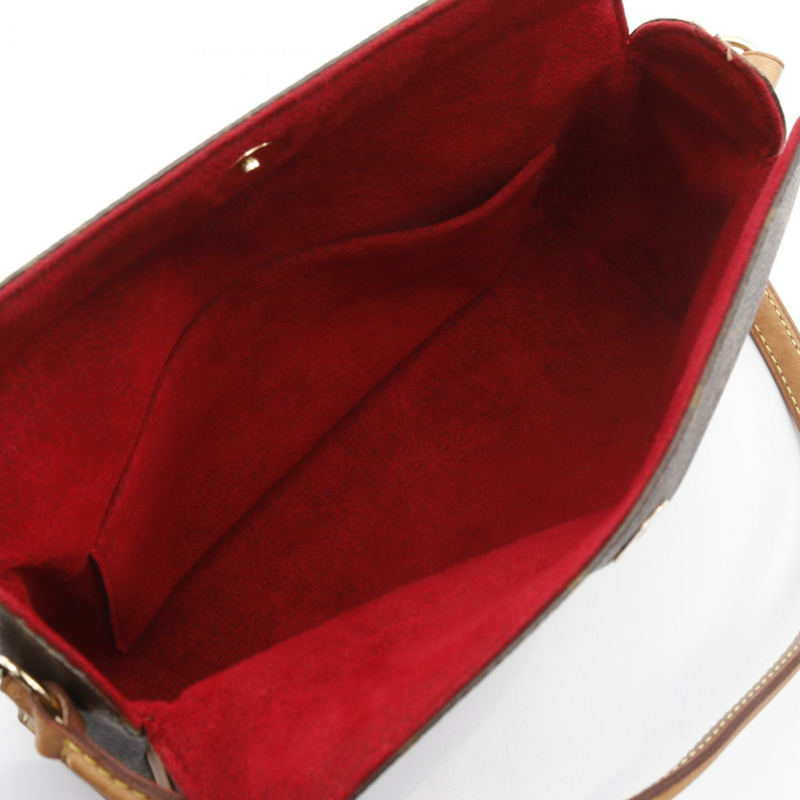 路易威登 Recital 單肩手提包 M51900 Monogram 帆布皮革棕色二手-2