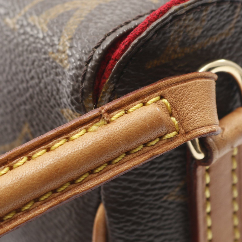 路易威登 Recital 單肩手提包 M51900 Monogram 帆布皮革棕色二手-5