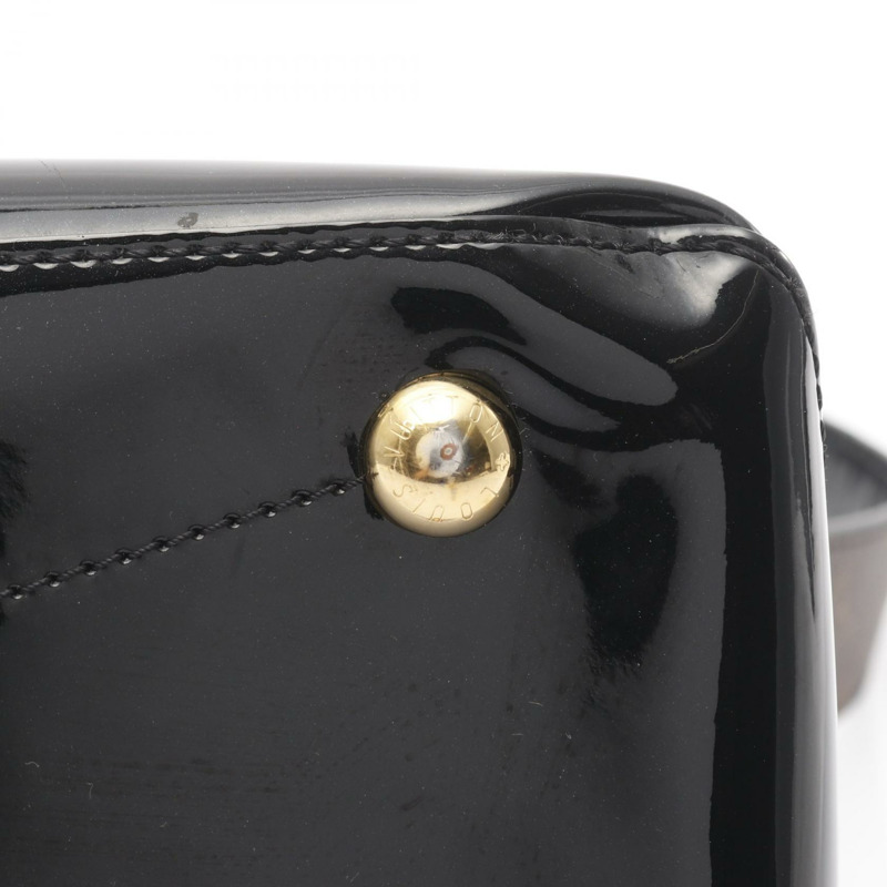 路易威登 Miroir 手提斜背包 M54626 黑色漆皮-10