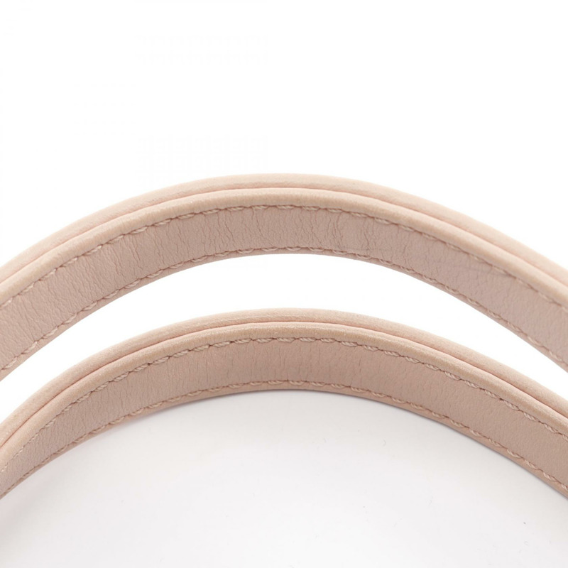 香奈兒 Deauville PM 鏈條肩背包 帆布皮革 粉紅色 二手 女士 SHW-6