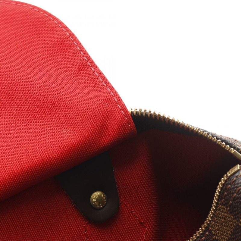 路易威登 Speedy 30 手提包 N41531 Damier Ebene 帆布棕色 二手 女士 LV-9