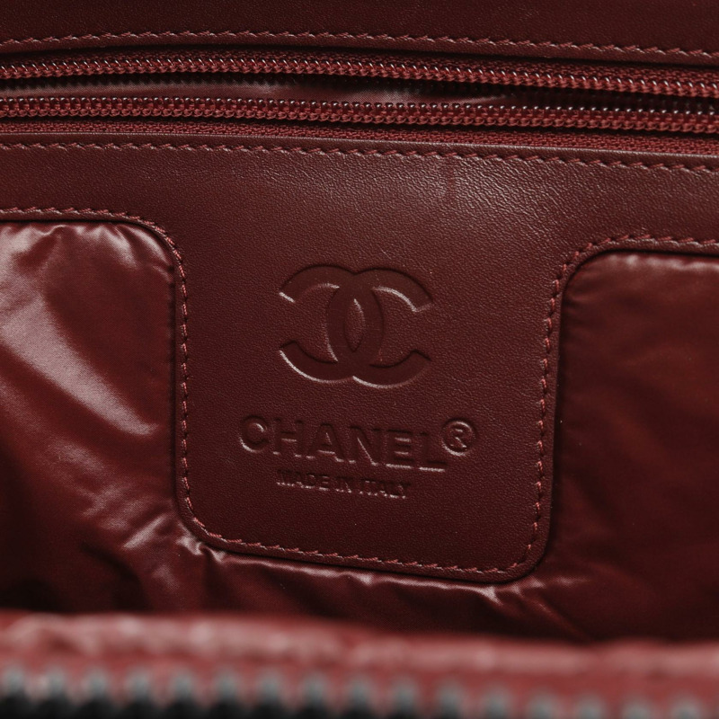 香奈兒 Coco 繭型手提包 尼龍黑色 二手 女士 SHW CC-3