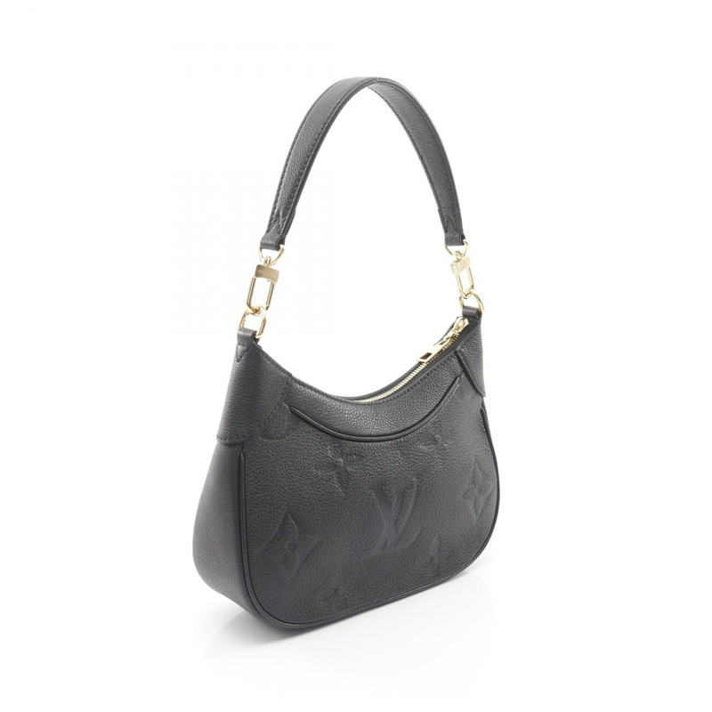 路易威登 Bagatelle NM 單肩手提包 M46002 Monogram Empreinte 黑色 二手-1
