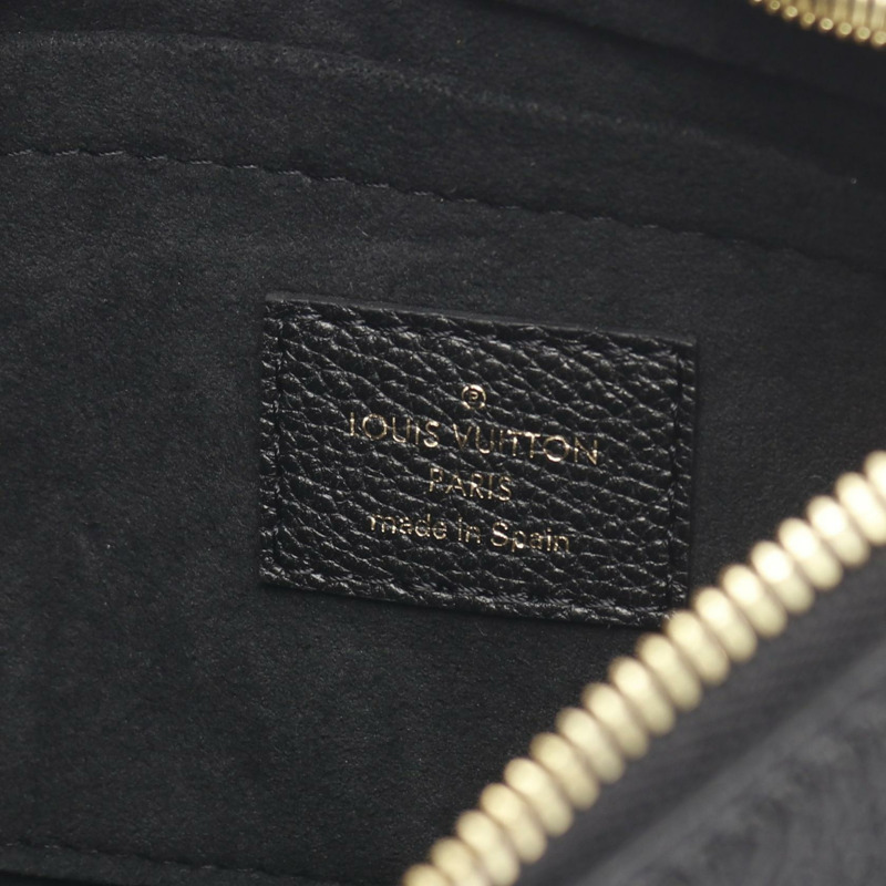 路易威登 Bagatelle NM 單肩手提包 M46002 Monogram Empreinte 黑色 二手-3