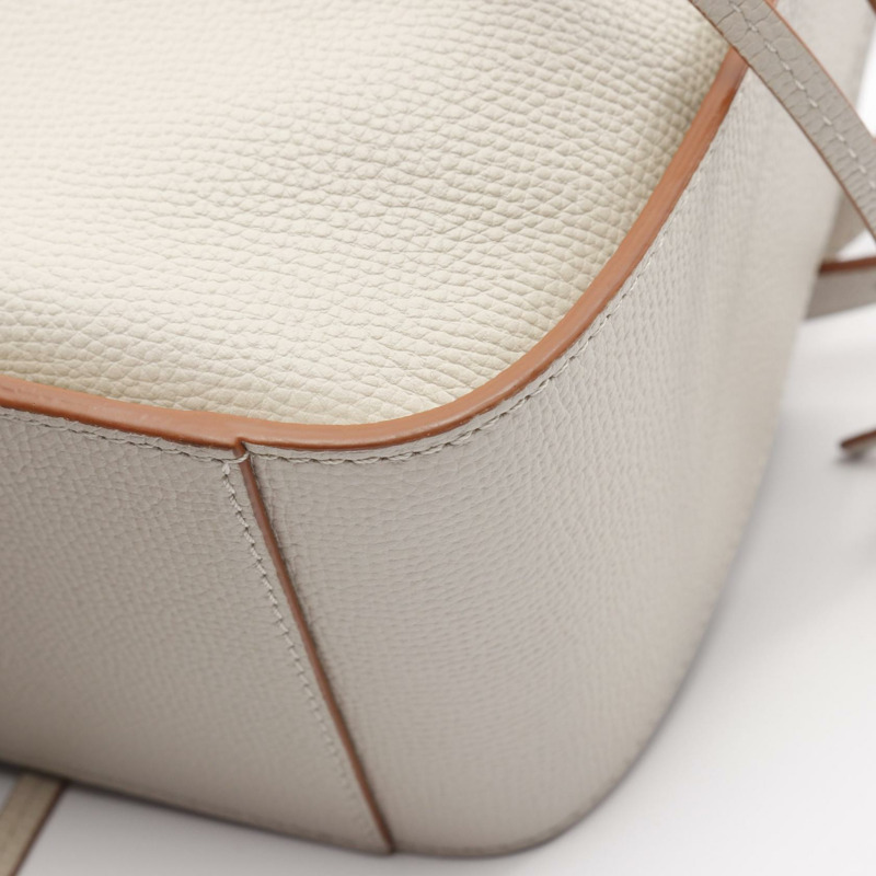 LOEWE Hammock迷你單肩斜背手提包,米色皮革,二手女款-5