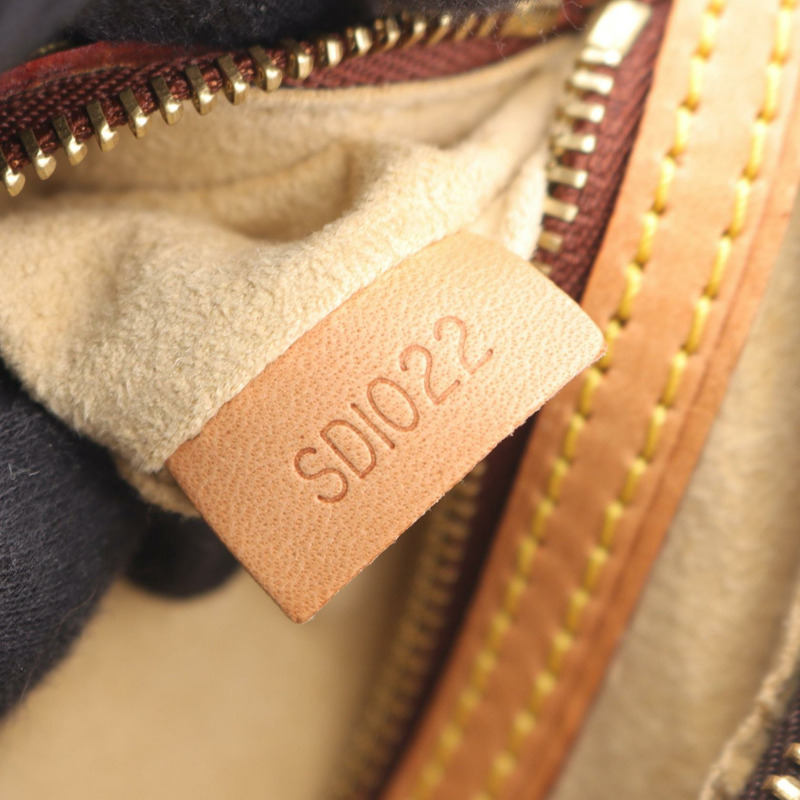 路易威登 Looping MM 單肩包 M51146 PMonogram 皮革棕色二手女士-4