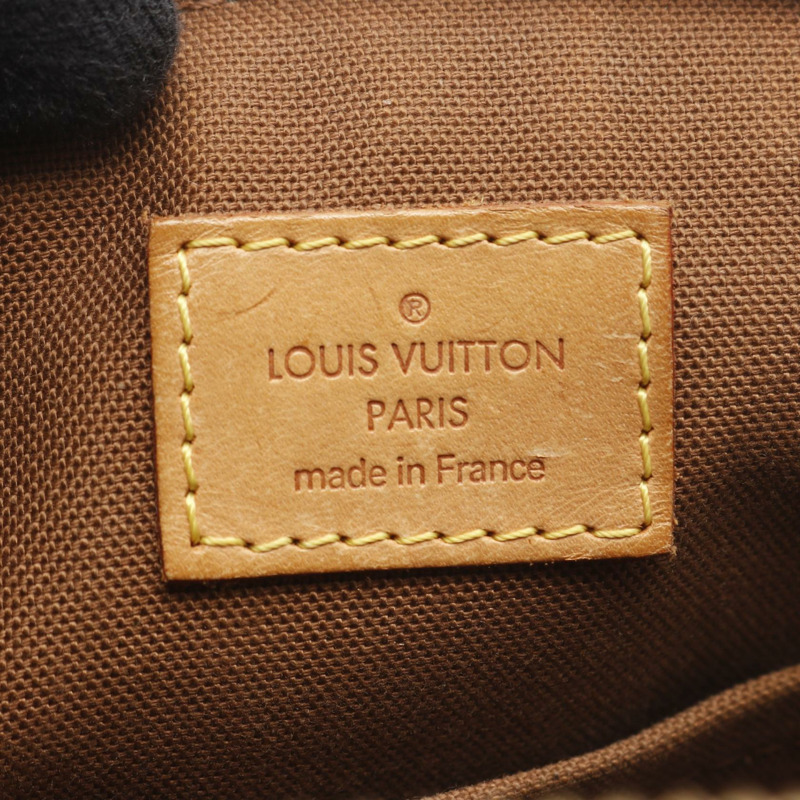 路易威登 Tivoli PM 手提包 M40143 Monogram 帆布皮革棕色二手女士-3