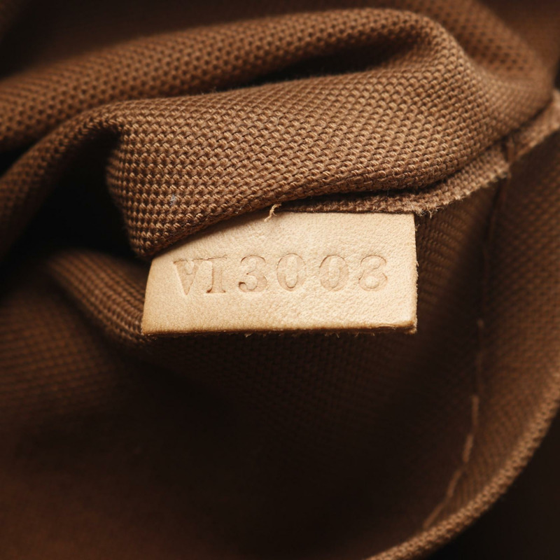 路易威登 Tivoli PM 手提包 M40143 Monogram 帆布皮革棕色二手女士-4