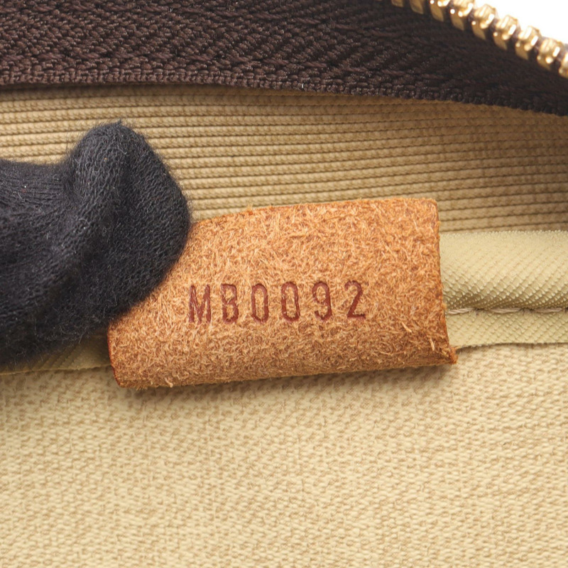 路易威登 Deauville Bowling 化妝包 M47270 Monogram 皮革 棕色 LV-4