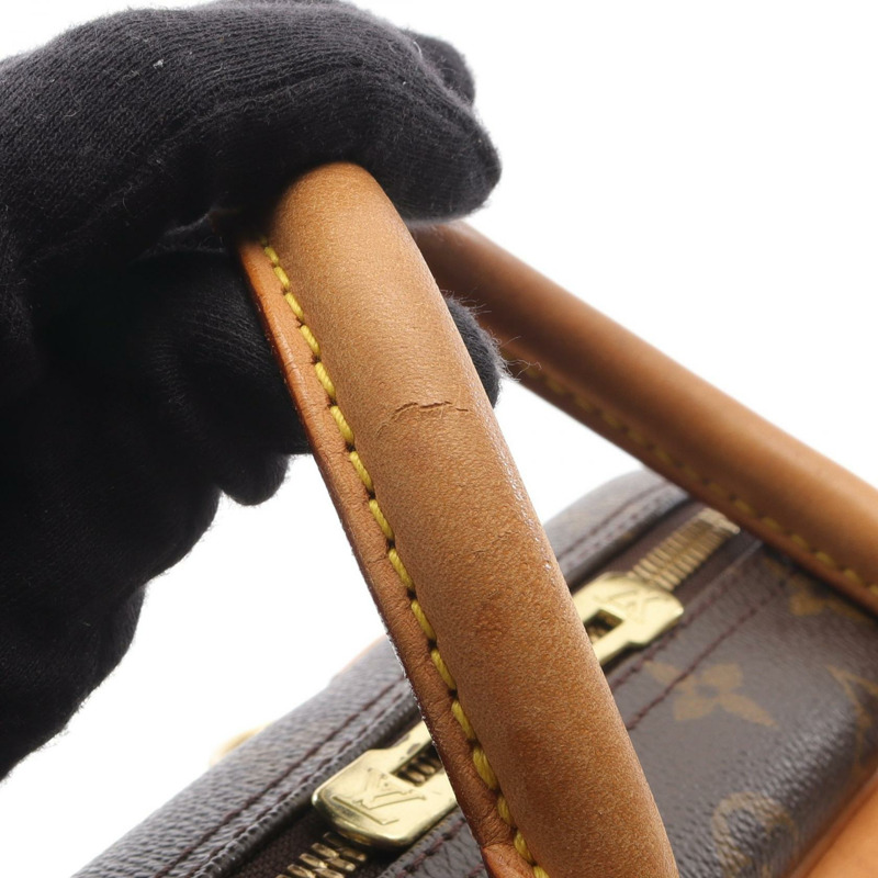 路易威登 Deauville Bowling 化妝包 M47270 Monogram 皮革 棕色 LV-8