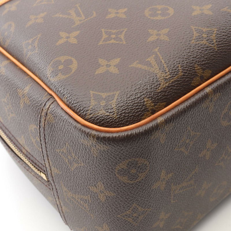 路易威登 Deauville Bowling 化妝包 M47270 Monogram 皮革 棕色 LV-11