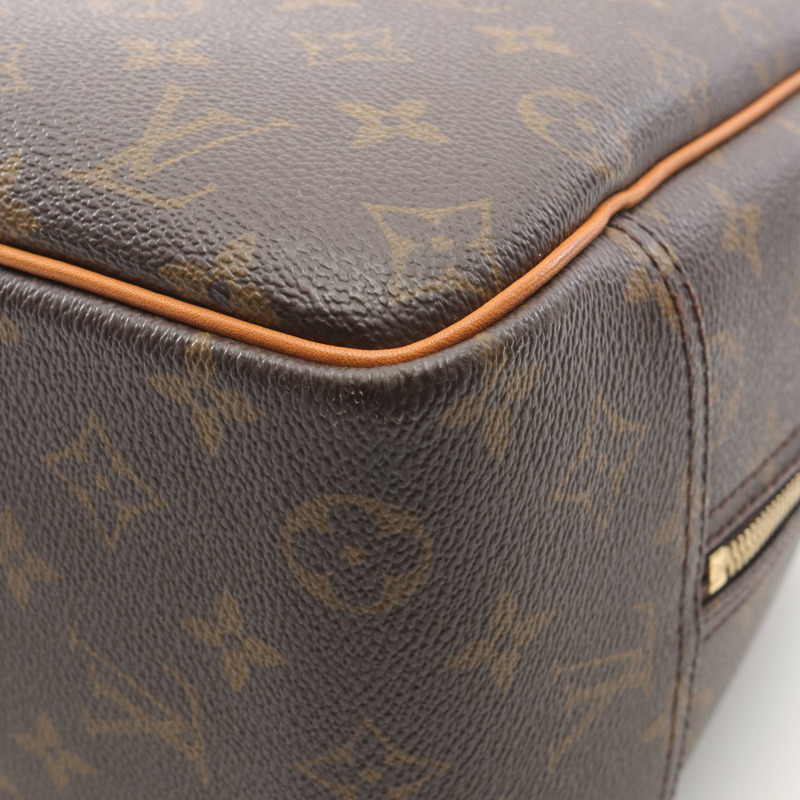 路易威登 Deauville Bowling 化妝包 M47270 Monogram 皮革 棕色 LV-12