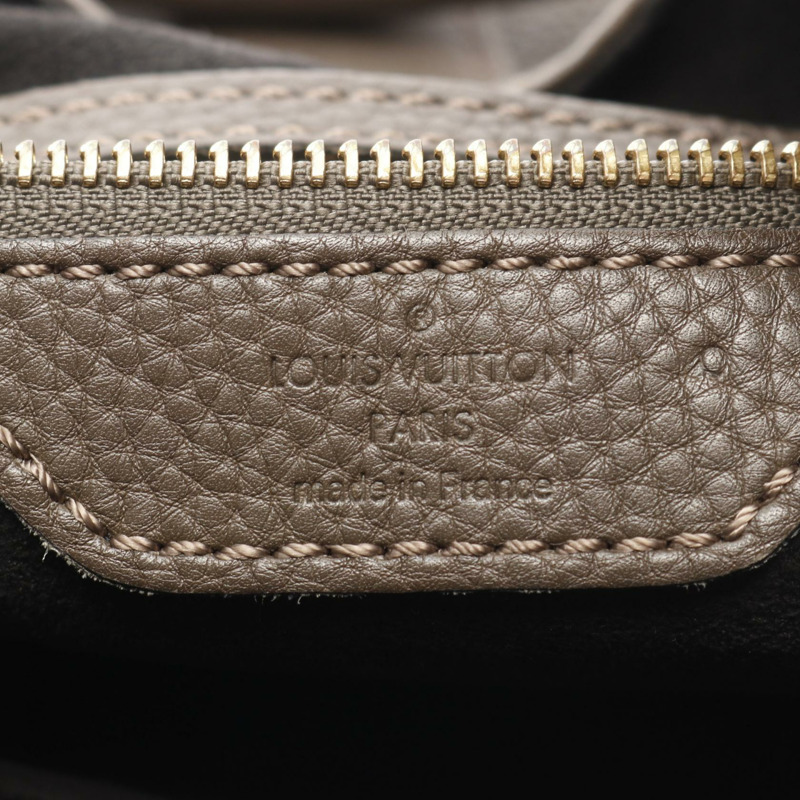 路易威登 Mahina L 肩包 M93821 皮革 Mahina Gris 珍珠色-3