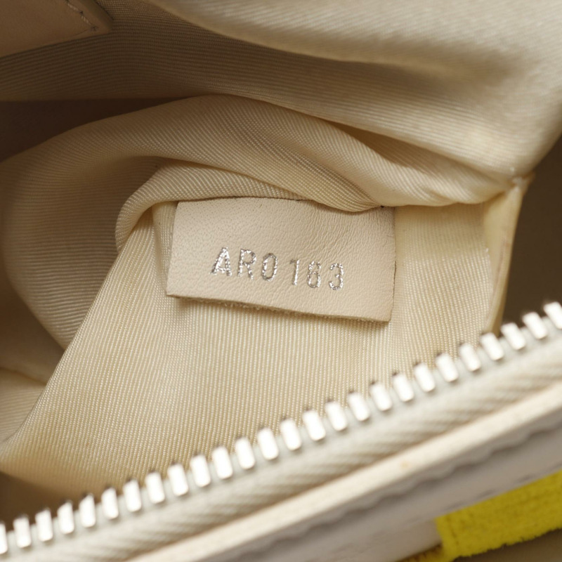 路易威登 Speedy EW 手提包 M48912 Damier Cubic 帆布 Jaune 黃色 二手 LV-4