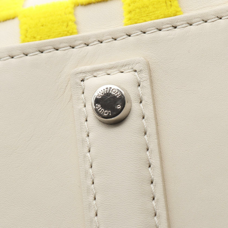 路易威登 Speedy EW 手提包 M48912 Damier Cubic 帆布 Jaune 黃色 二手 LV-12