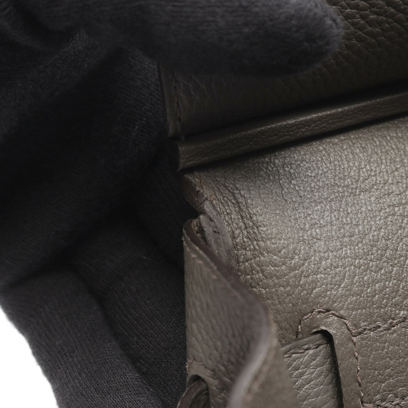 愛馬仕 Birkin 30 手提包,Togo 皮革,Etain 灰色,二手,女士,帶 SHW Z-9