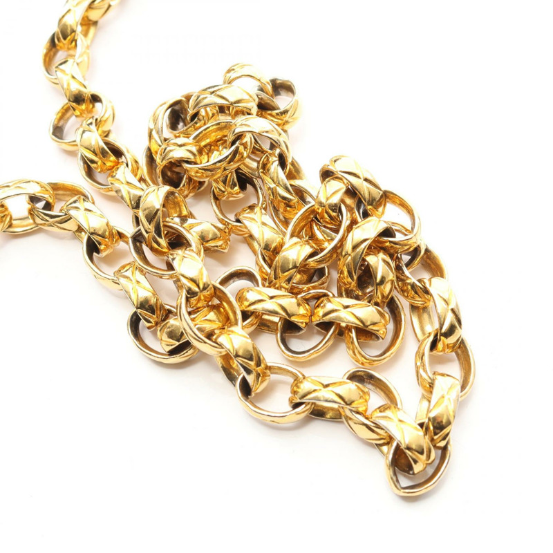 香奈兒 V 字形縫線鏈條單肩背包，羊皮材質，黑色，二手，斜背包，金色五金-9