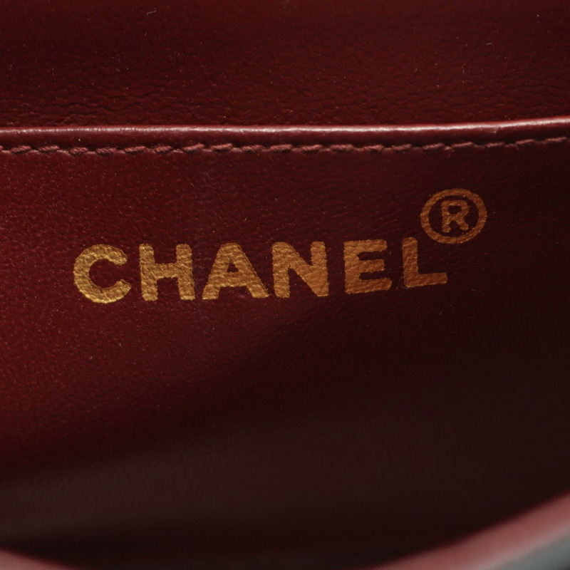 香奈兒 (CHANEL) 絎縫 Diana 翻蓋單肩包,羊皮材質,黑色,二手,金色五金,女士款-3