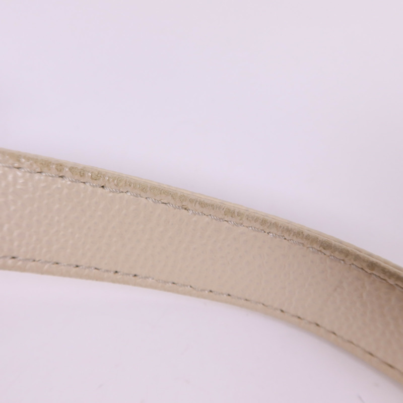 CHANEL 牛皮皮革Shoulder Bag銀扣肩背袋-20