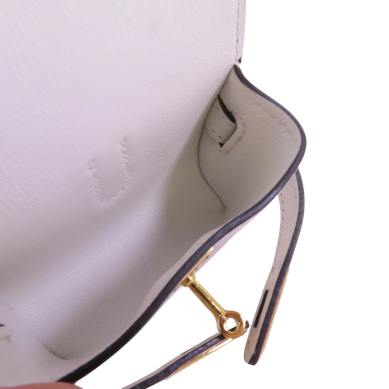 HERMES Swift皮革Kelly Festival Charm金扣掛飾-4