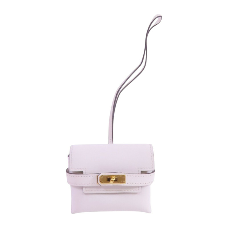 HERMES Swift皮革Kelly Festival Charm金扣掛飾-11