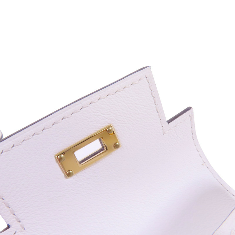 HERMES Swift皮革Kelly Festival Charm金扣掛飾-13