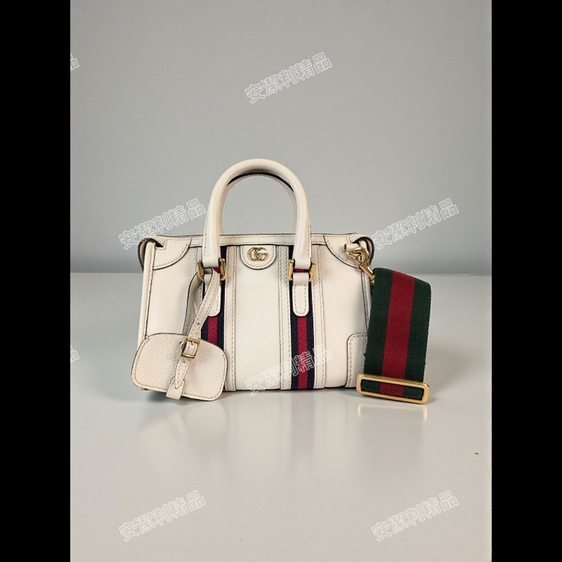 莉亞精品♡Gucci 牛皮波士頓兩用包 二手美包-0