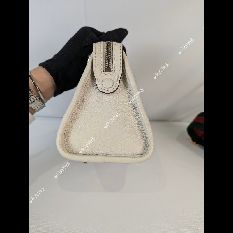 莉亞精品♡Gucci 牛皮波士頓兩用包 二手美包-9