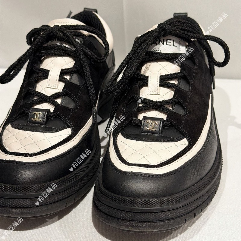 莉亞精品♡Chanel 25B熊貓鞋 尺碼38.5近新美鞋-4