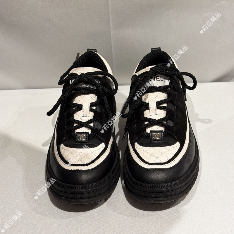 莉亞精品♡Chanel 25B熊貓鞋 尺碼38.5近新美鞋-6