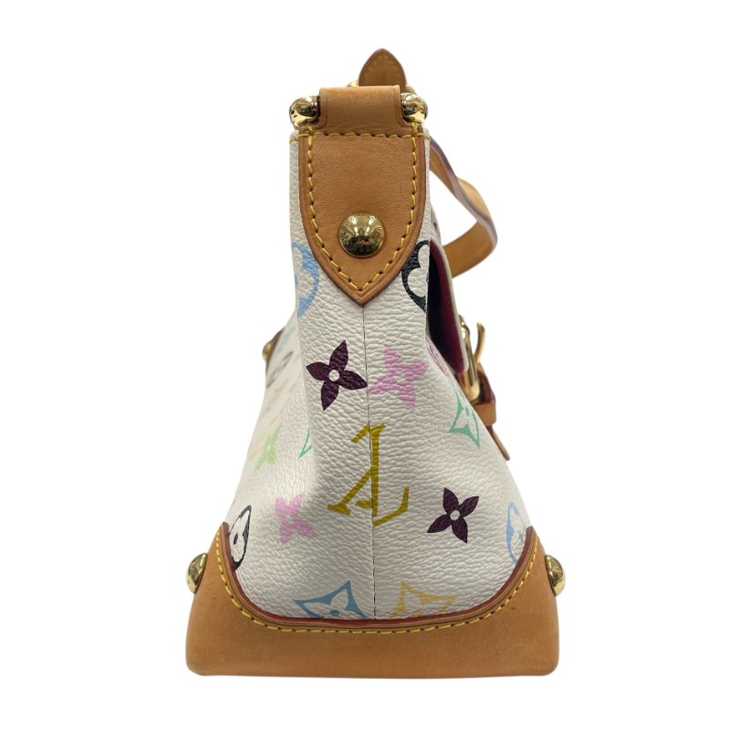 LOUIS VUITTON 路易威登 M40098 Eliza 單肩腋下包 白三彩老花 金釦-2