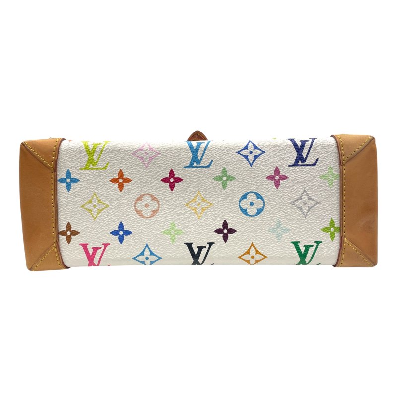 LOUIS VUITTON 路易威登 M40098 Eliza 單肩腋下包 白三彩老花 金釦-4