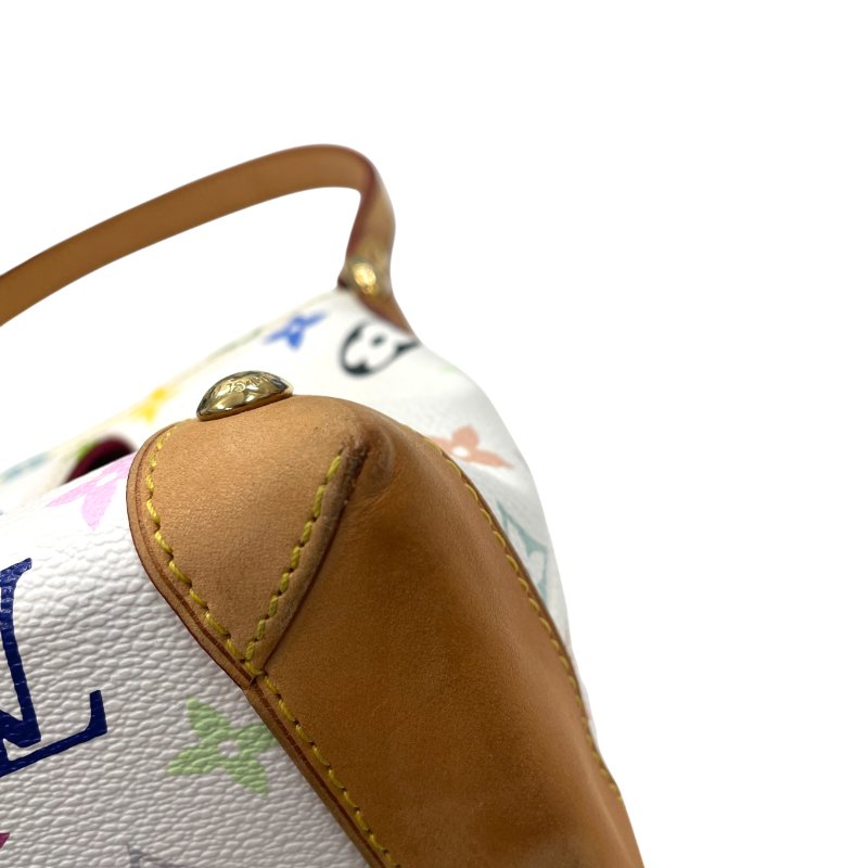 LOUIS VUITTON 路易威登 M40098 Eliza 單肩腋下包 白三彩老花 金釦-6
