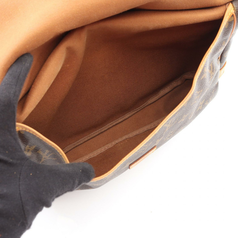 路易威登 Saumur 30 斜背包 M42256 Monogram 帆布 二手 LV-2