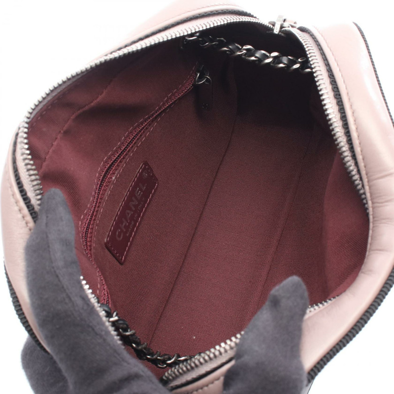 香奈兒 (CHANEL) Ballerina Matelasse 鏈條肩背包 A93015 黑色皮革二手 SHW CC-2